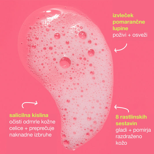breakout clearing foaming wash